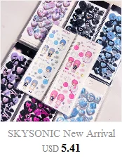 SKYSONIC BOBO Coral 1PC Decorative Stickers Sweet Girl Sub Korean DIY Sticker Journal Junk Agenda Stationery Suppliers