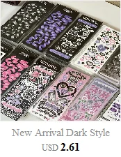 SKYSONIC BOBO Coral 1PC Decorative Stickers Sweet Girl Sub Korean DIY Sticker Journal Junk Agenda Stationery Suppliers