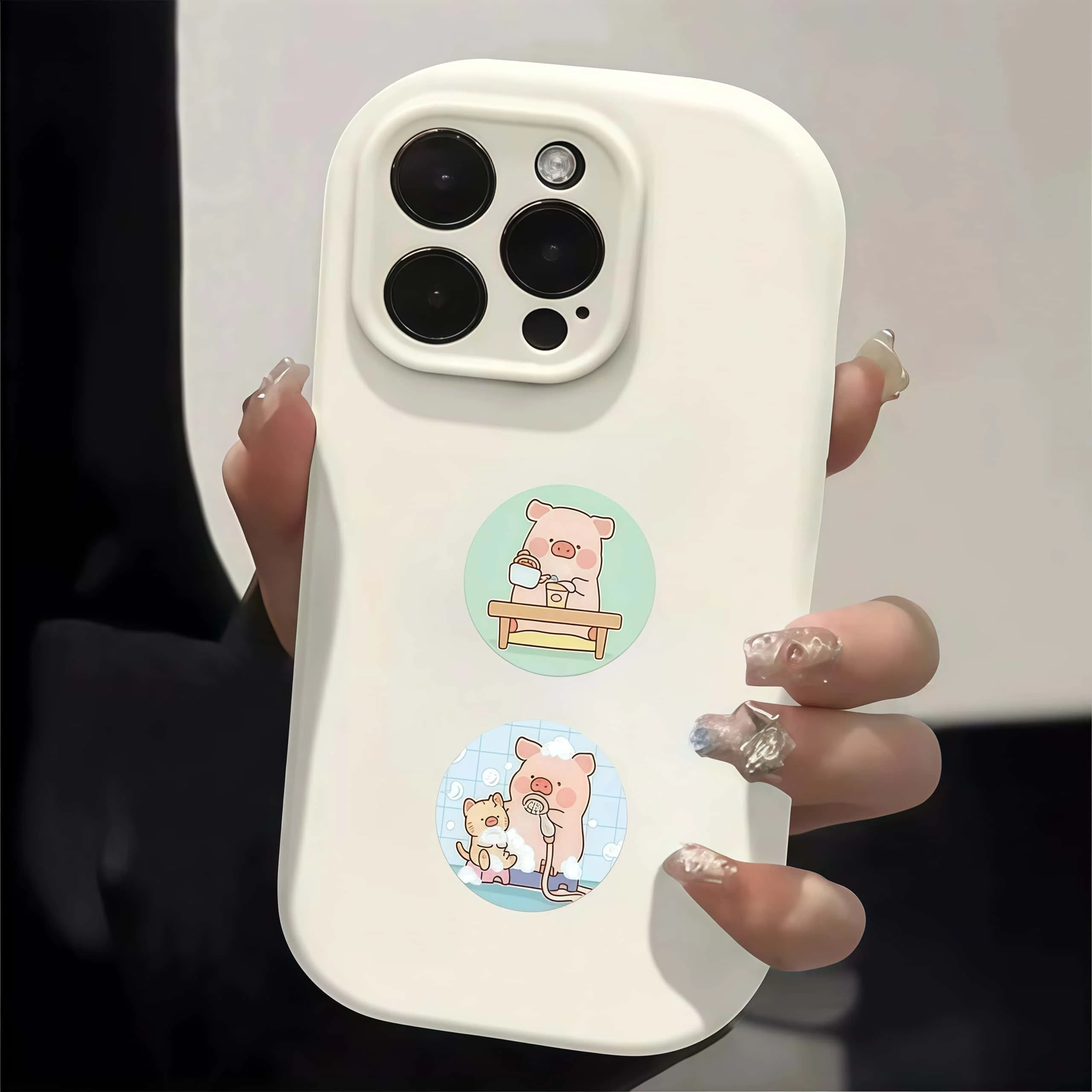 500Pcs Cartoon Pig Kawaii Stickers, Cute Design Decals for DIY, Journal & Gift Embellishment