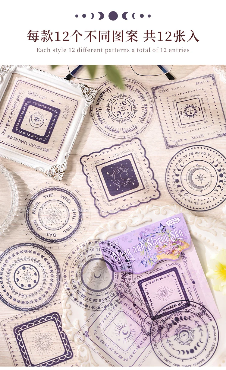 12pcs/1lot kawaii Stationery Sticker garlands of flowers left behind junk journal Decorative Scrapbooking DIY Craft Sticker