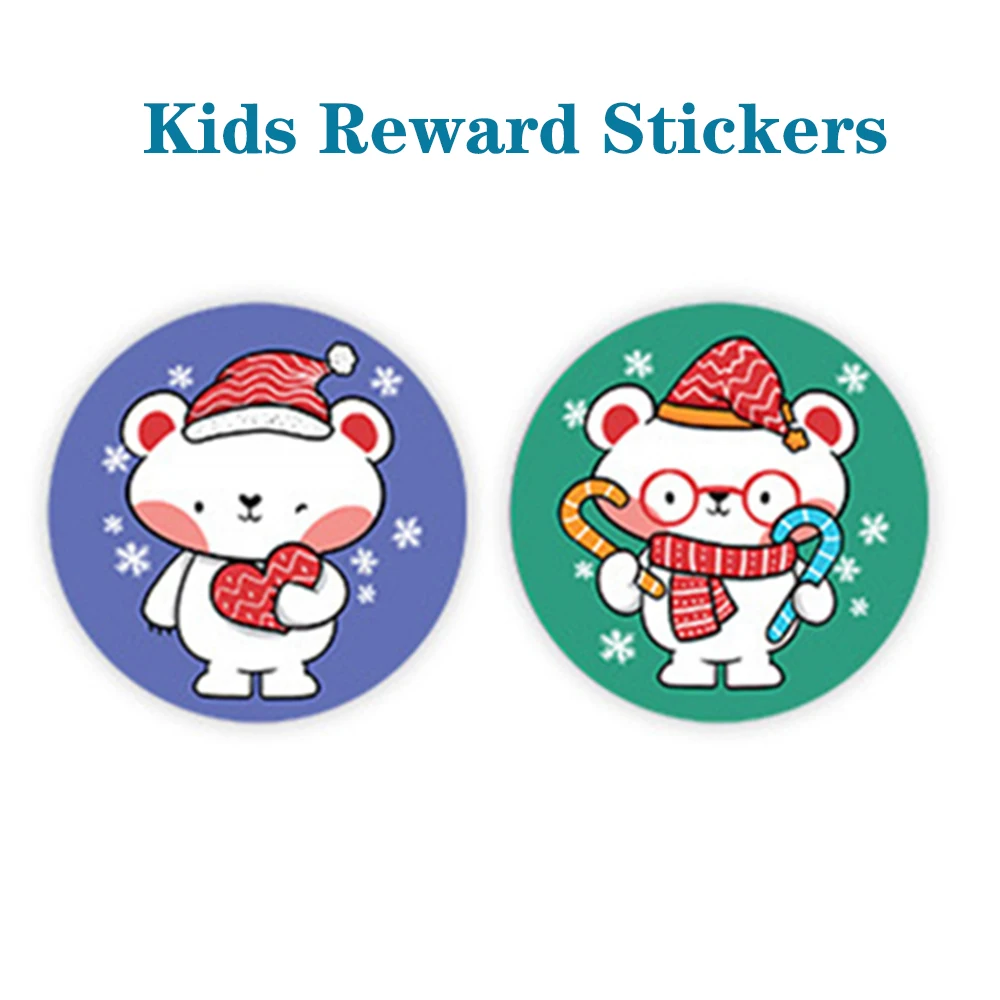 50-500pcs Cute Cartoon Animals Sticker For Kids Encourage Sealing Labels School Teacher Supplies Child Reward Sticker DIY Labels