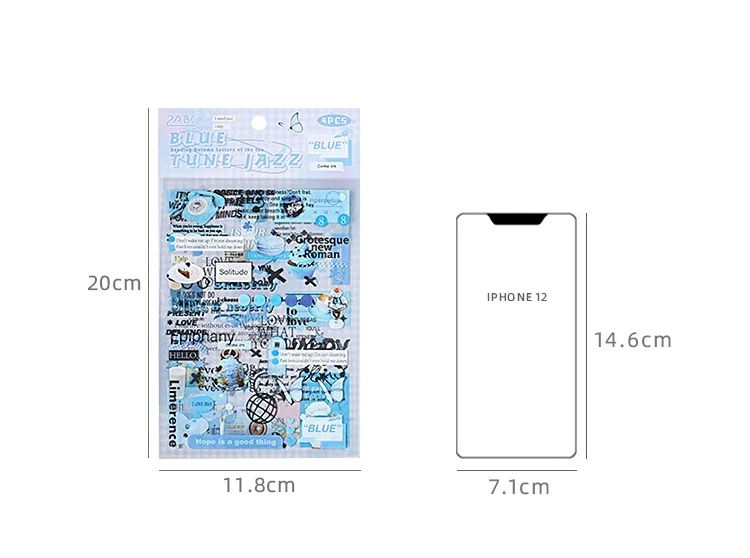 4pcs/1lot Kawaii Stationery Stickers postal letter sent by post in autumn Diary Decorative Stickers Scrapbooking Craft Stickers