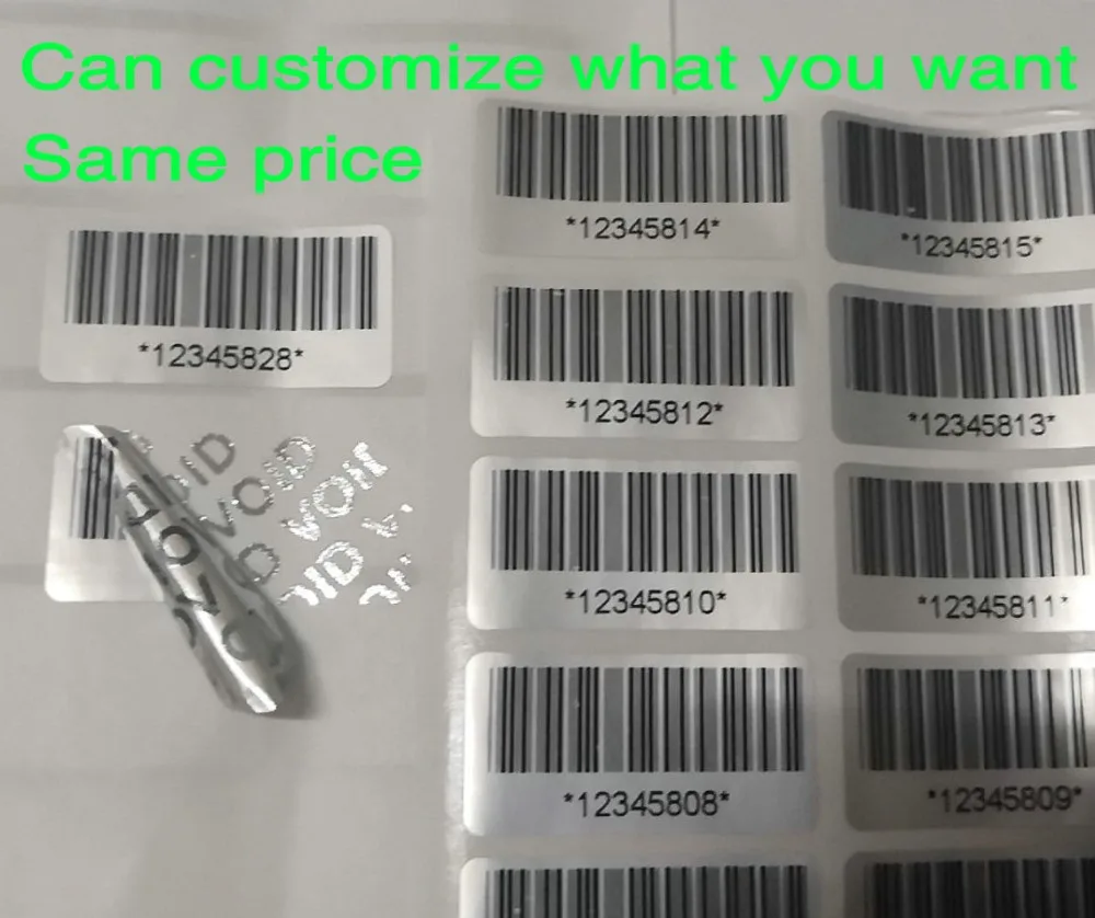 100pcs Warranty Protection Sticker (30mm x15mm )Security Seal Tamper Proof Warranty Void Label Stickers