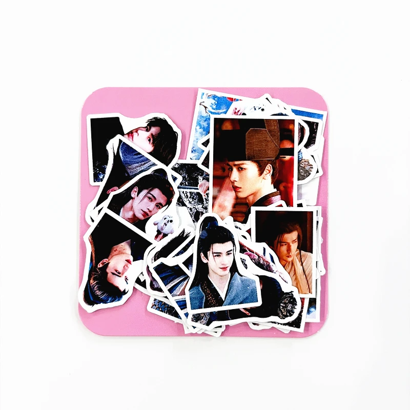 40PCS Pursuit Of Jade 40‑piece Zhang Linghe Idol Sticker Pack HD Printed Xie Zheng Decals Waterproof DIY Scrapbook Decor