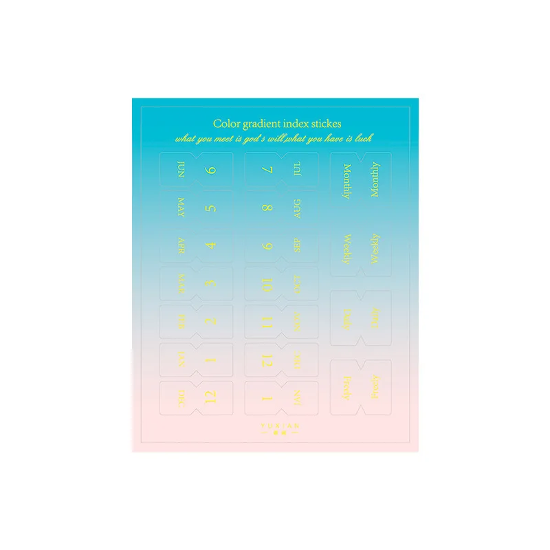 Fromthenon Vintage Journal Stickers Leather Index Tags Korean Bookmark Planner Diary Book Label Sticker School Stationery