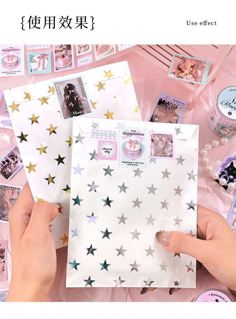 2m/roll Kawaii Korean Stationery Stickers Love Ballet Series Die Cutting Tape DIY Scrapbook Decoration Diary Aesthetic Supplies