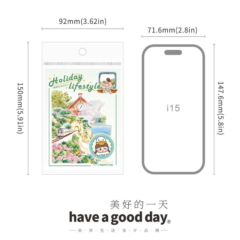 20pcs/lot Kawaii Scrapbook Stickers Holiday lifestyle Scrapbooking Supplies diary Planner Decorative Craft Stationery Sticker