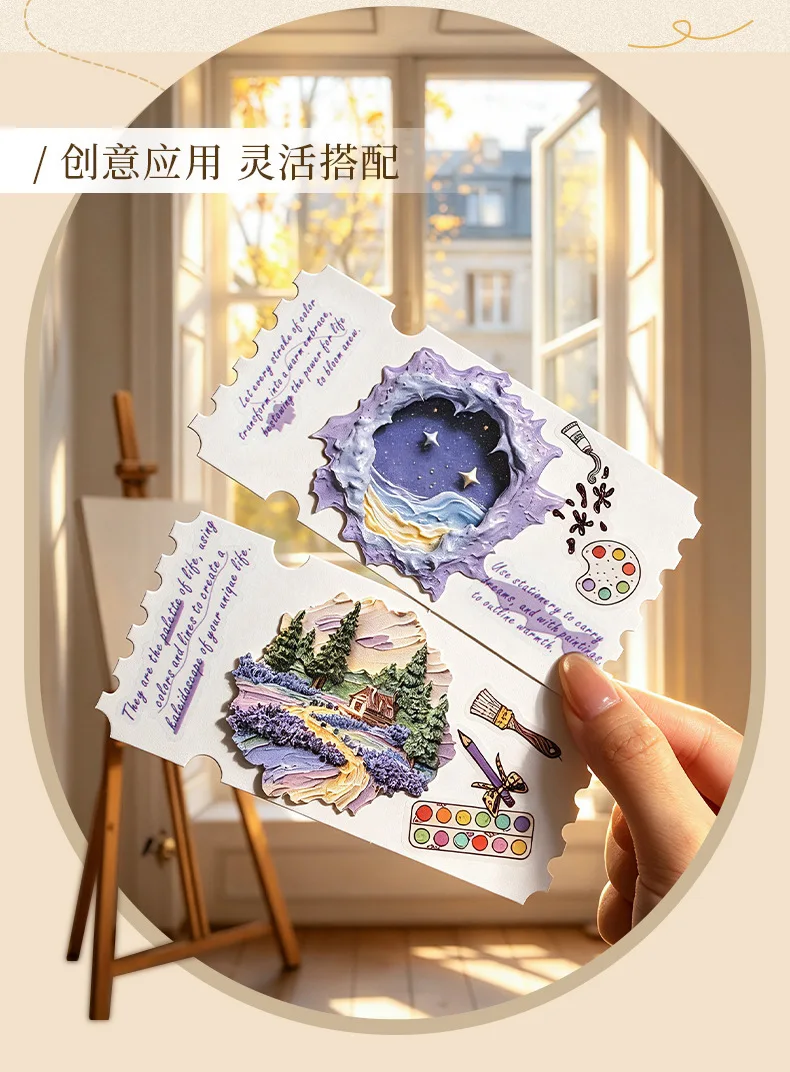 20pcs/lot Kawaii Stationery Stickers Listen to the natural wind Scrapbooking Album Junk Journal Happy Planner Stickers