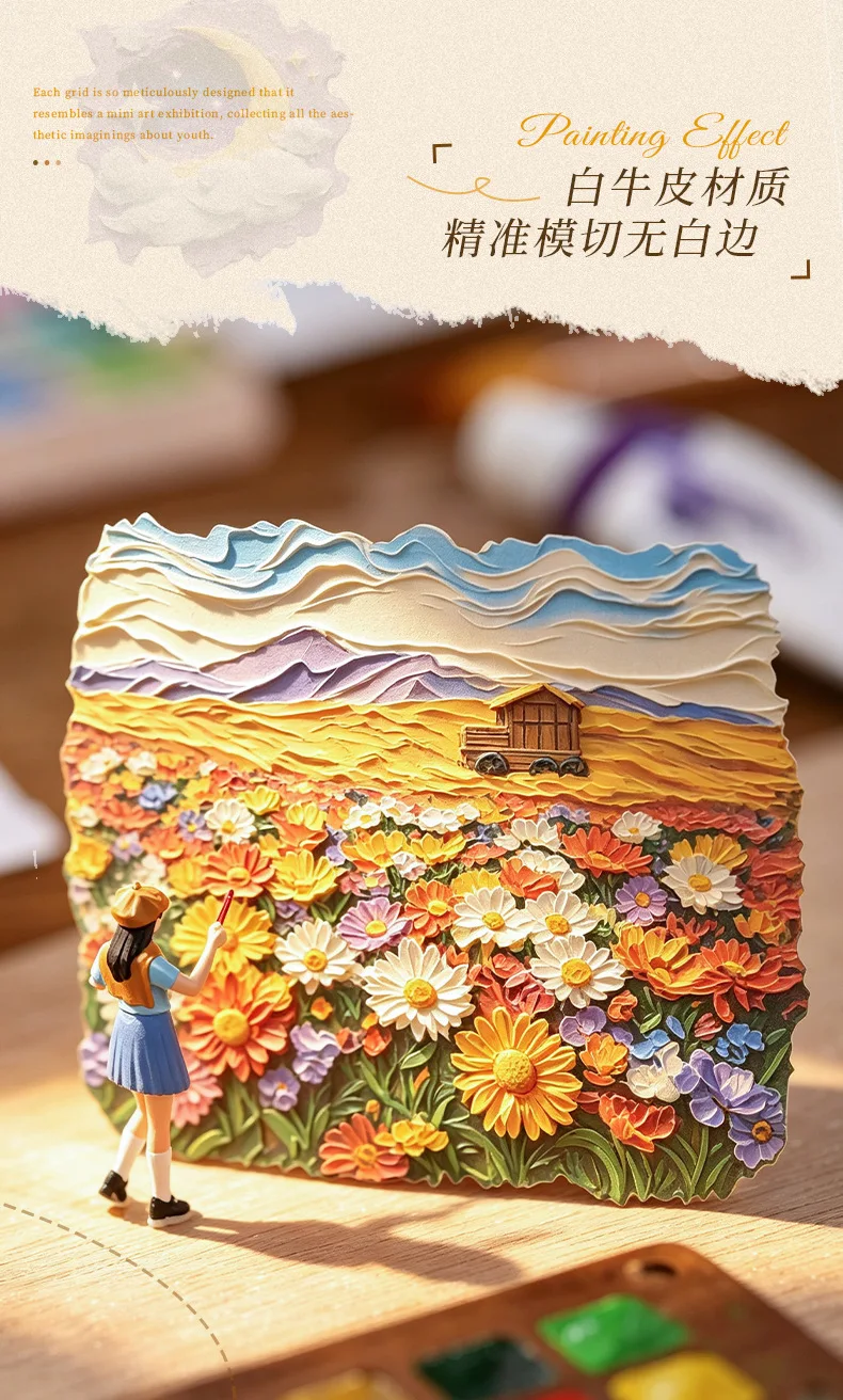 20pcs/lot Kawaii Stationery Stickers Listen to the natural wind Scrapbooking Album Junk Journal Happy Planner Stickers