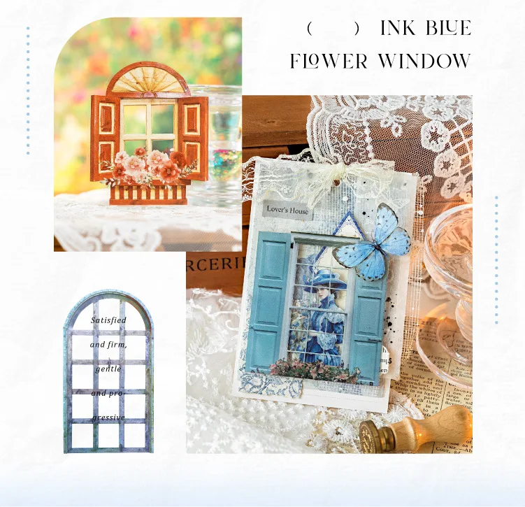 20pcs/1lot Kawaii Scrapbook Stickers Window Museum Junk Journal Gold Planner Stationery Sticker Planner Decorative