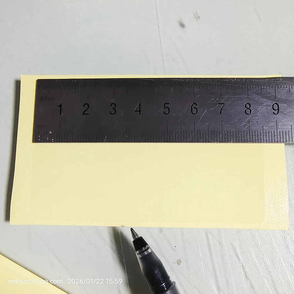 10pcs 85x54mm Transparent PVC Film for Card Waterproof Protection Lamination DIY Skin Sticker