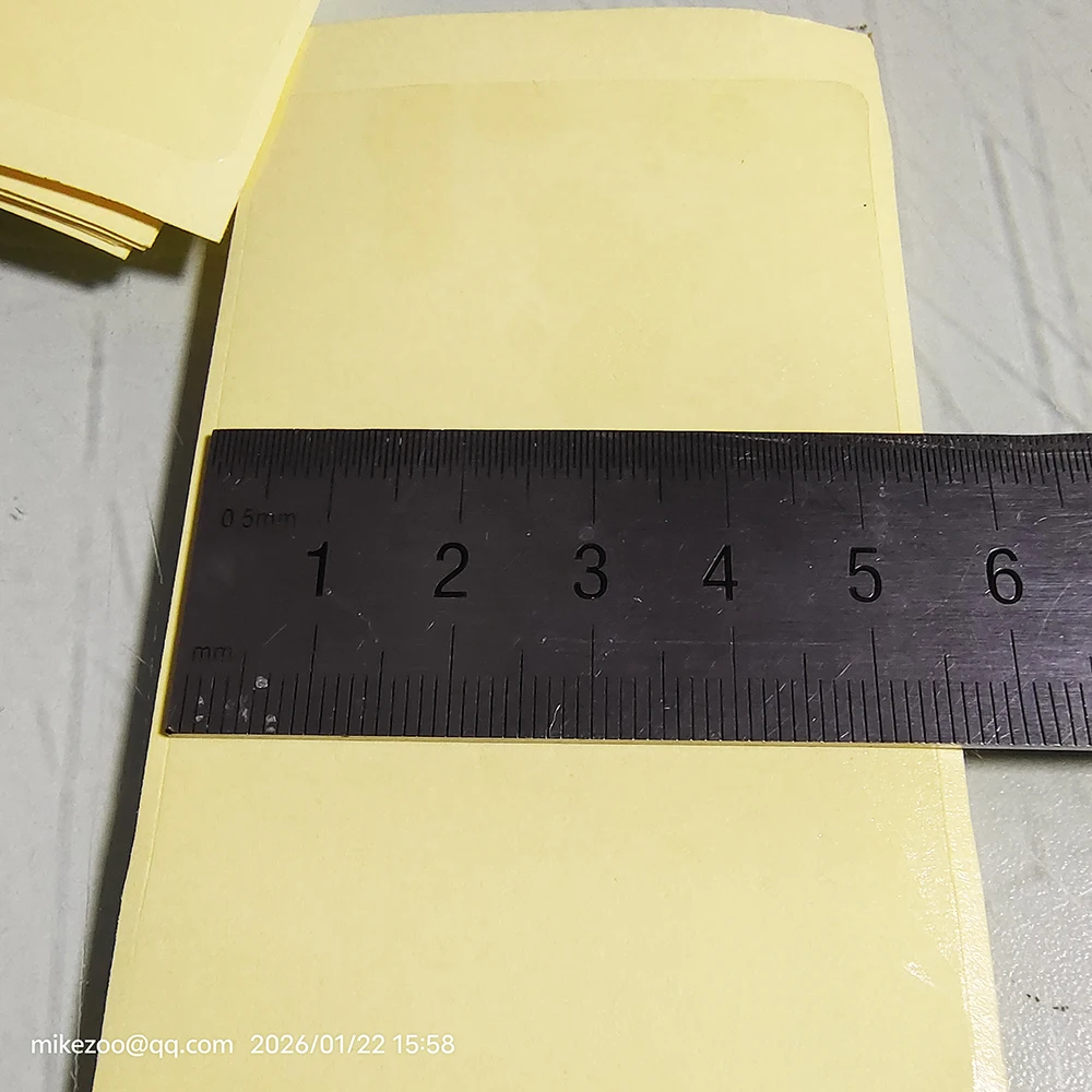 10pcs 85x54mm Transparent PVC Film for Card Waterproof Protection Lamination DIY Skin Sticker