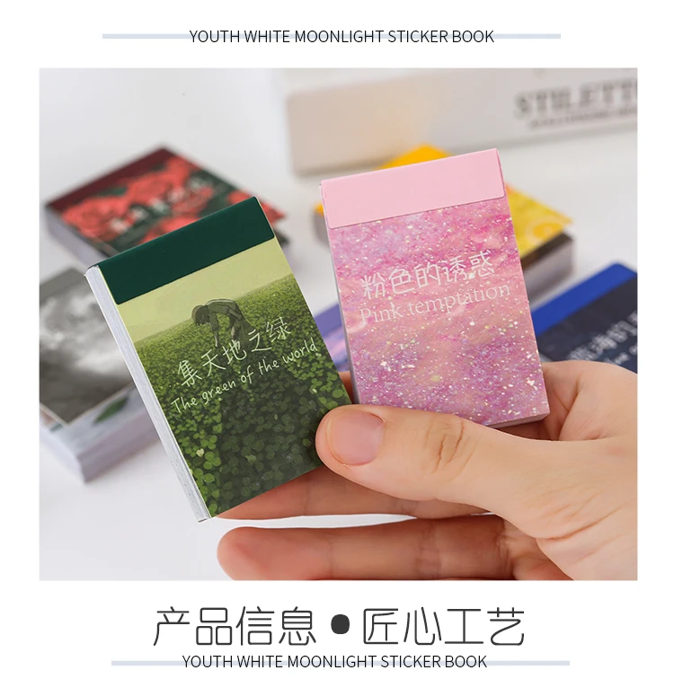 50 pcs Scrapbooking Stationery Stickers aesthetic INS Natural landscape Planner Diary Album collage material Sticker book