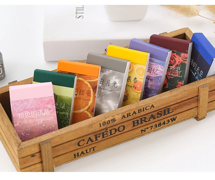 50 pcs Scrapbooking Stationery Stickers aesthetic INS Natural landscape Planner Diary Album collage material Sticker book