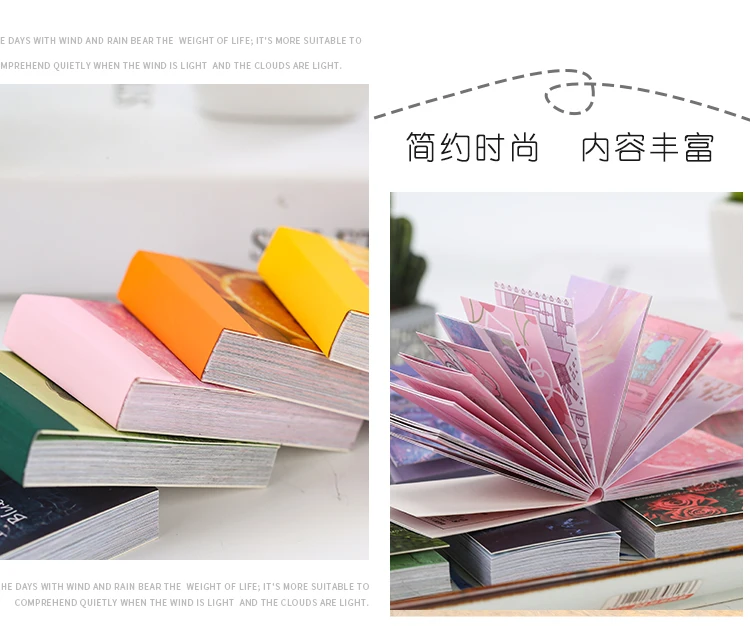50 pcs Scrapbooking Stationery Stickers aesthetic INS Natural landscape Planner Diary Album collage material Sticker book