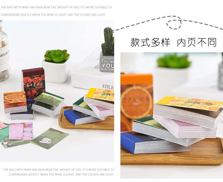 50 pcs Scrapbooking Stationery Stickers aesthetic INS Natural landscape Planner Diary Album collage material Sticker book