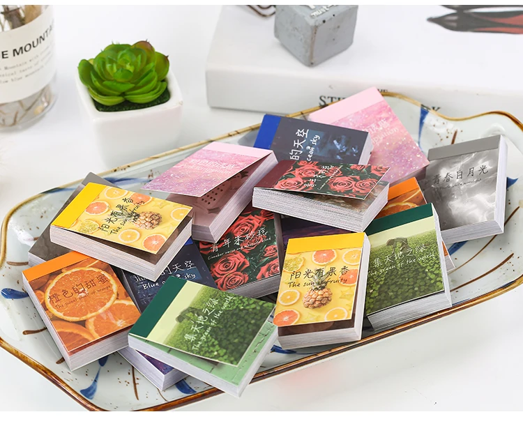 50 pcs Scrapbooking Stationery Stickers aesthetic INS Natural landscape Planner Diary Album collage material Sticker book