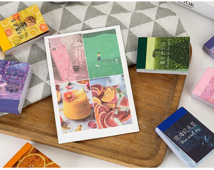50 pcs Scrapbooking Stationery Stickers aesthetic INS Natural landscape Planner Diary Album collage material Sticker book