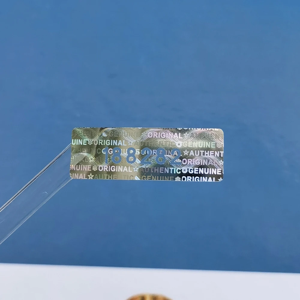 Hologram Warranty Void Sticker, Tamper Proof Sealing Label, Serial Number Logo Can Be Customized, 1000pcs 30mmx10mm