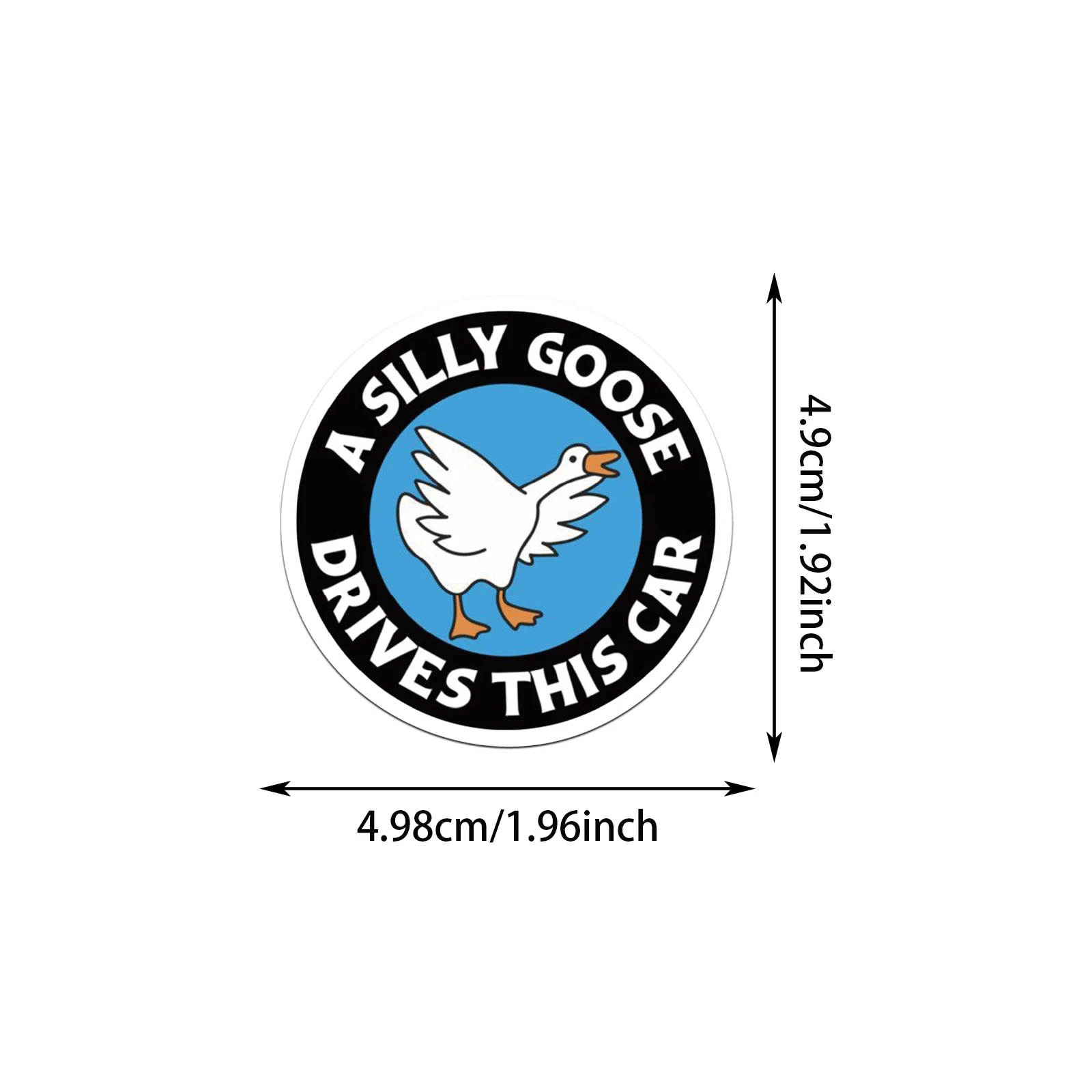 50PCS Funny Silly Goose Stickers Exquisite Handbooks Material Phone Cases Laptop Suitcases Water Cups Waterproof Stickers