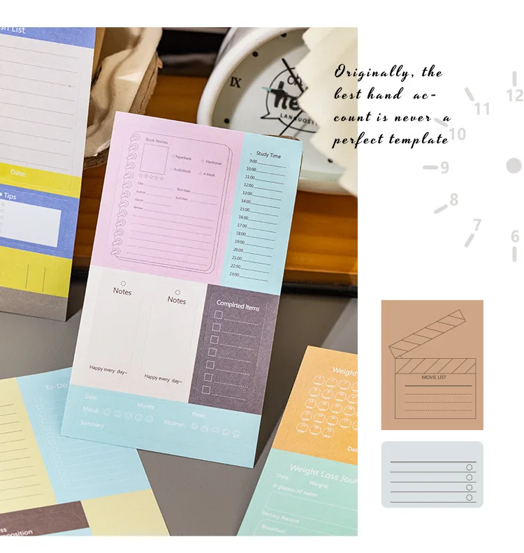 20pcs/1lot kawaii Stationery Sticker Colorful moods junk journal Decorative Scrapbooking DIY Craft Sticker