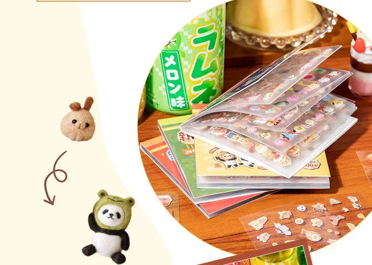 24pcs PET Vintage Japanese Style Die-Cut Sticker Book for Scrapbooking Journal Decor, DIY Cards, Cute Party Supplies, Mr. Paper