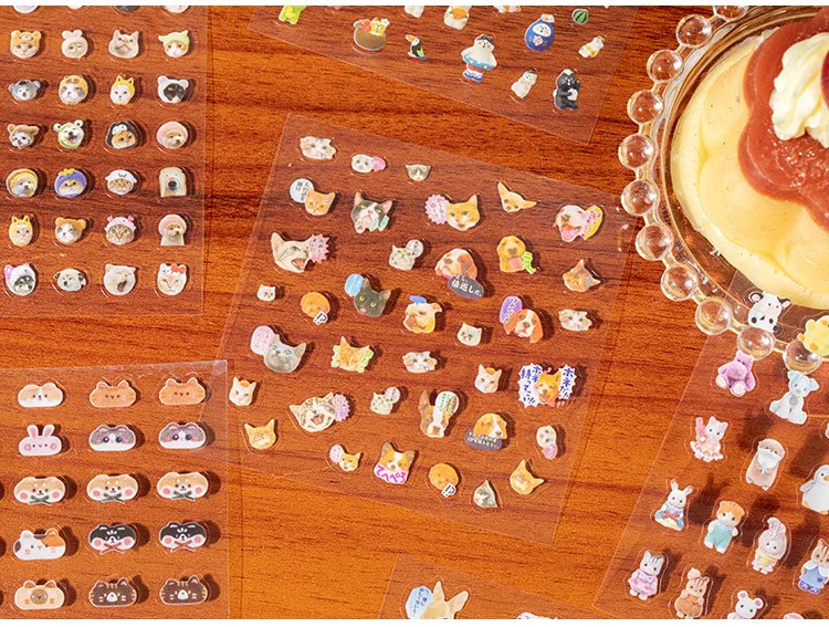 24pcs PET Vintage Japanese Style Die-Cut Sticker Book for Scrapbooking Journal Decor, DIY Cards, Cute Party Supplies, Mr. Paper