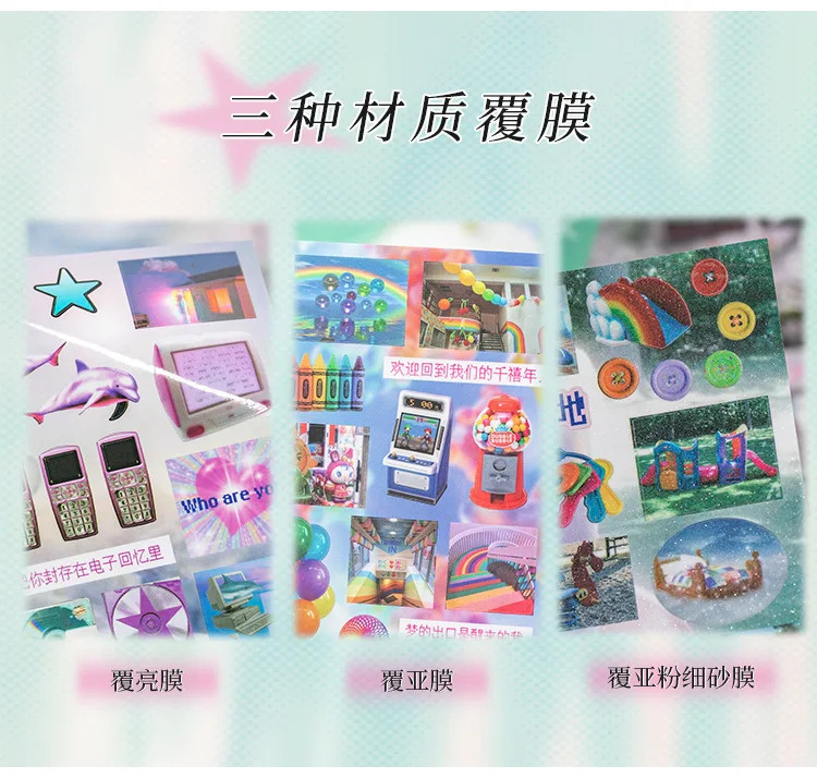2Style 30 pieces/bag Time Reshaping Cut Film Coil Sticker Book Handbook Material Sticker DIY Photo Frame Scrapbook Notebook Cup