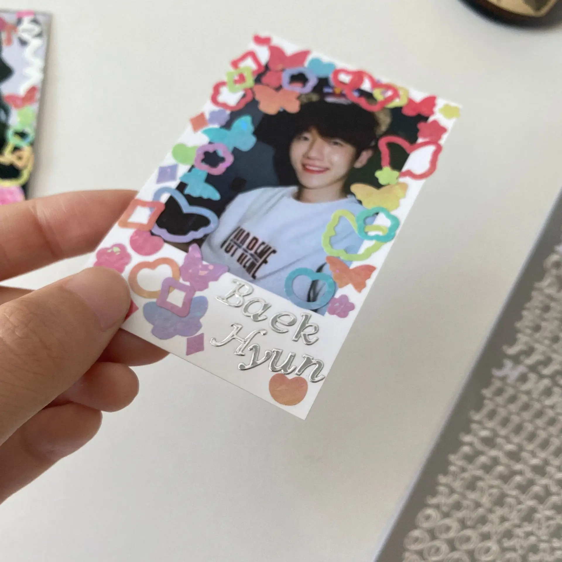 Mengtai 1pcs English letter Digital Decorative Gold Sticker Scrapbooking diy Label Diary Korean Stationery Album Journal Planner