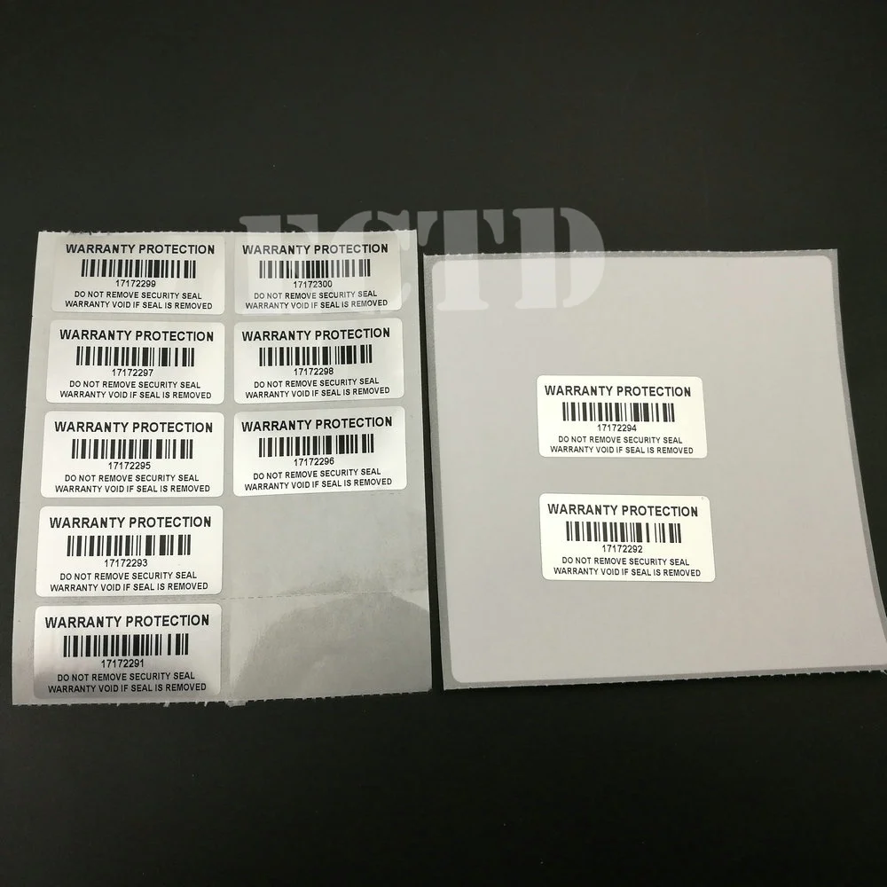 1000pcs Warranty Protection Sticker 1.57" x 0.79" ( 40mm x 20mm ) Security Seal Tamper Proof Warranty Void Label Stickers