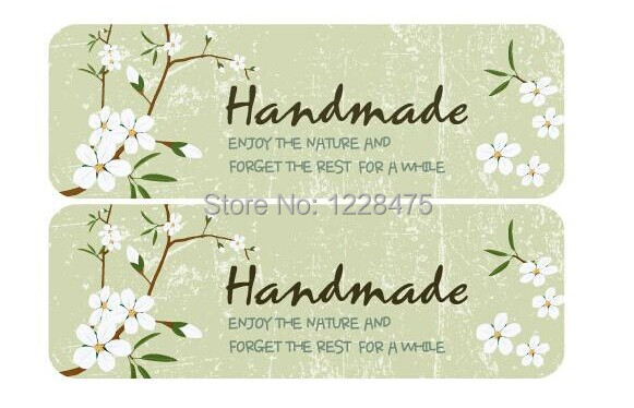 120PCS/lot Fresh Style Flower Hand Made Seal Sticker High Quality Handmade Gift Label Sticker