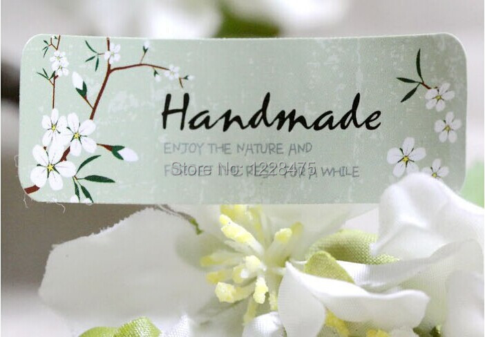 120PCS/lot Fresh Style Flower Hand Made Seal Sticker High Quality Handmade Gift Label Sticker