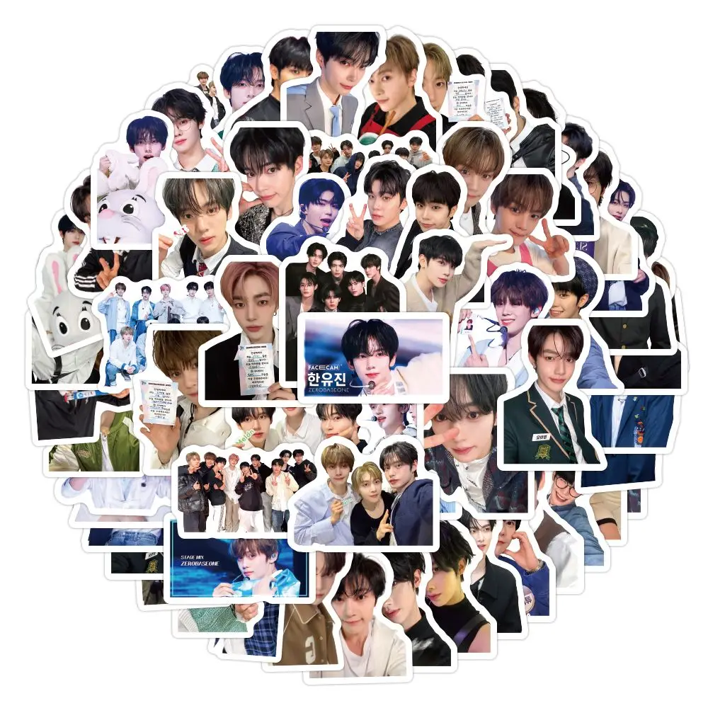 102pcs ZEROBASEONE Stickers YUJIN GYUVIN Fan Collection Gift RICKY JIWOONG TAERAE MATTHEW Fashion Photo Waterproof Stickers