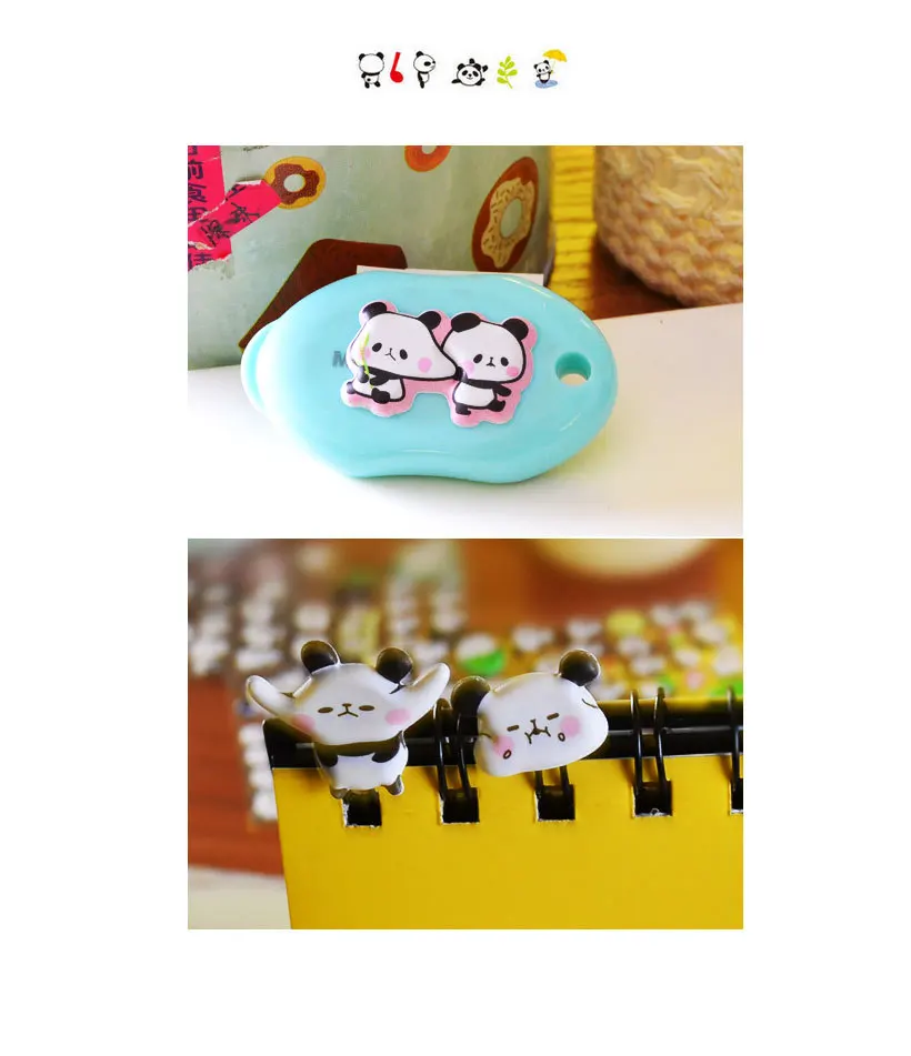 Kawaii 3D Puffy Panda Daily Life Stickers Scrapbooking Diy Journal Stationery Sticker Cute Deco Aesthetic Art Supplies