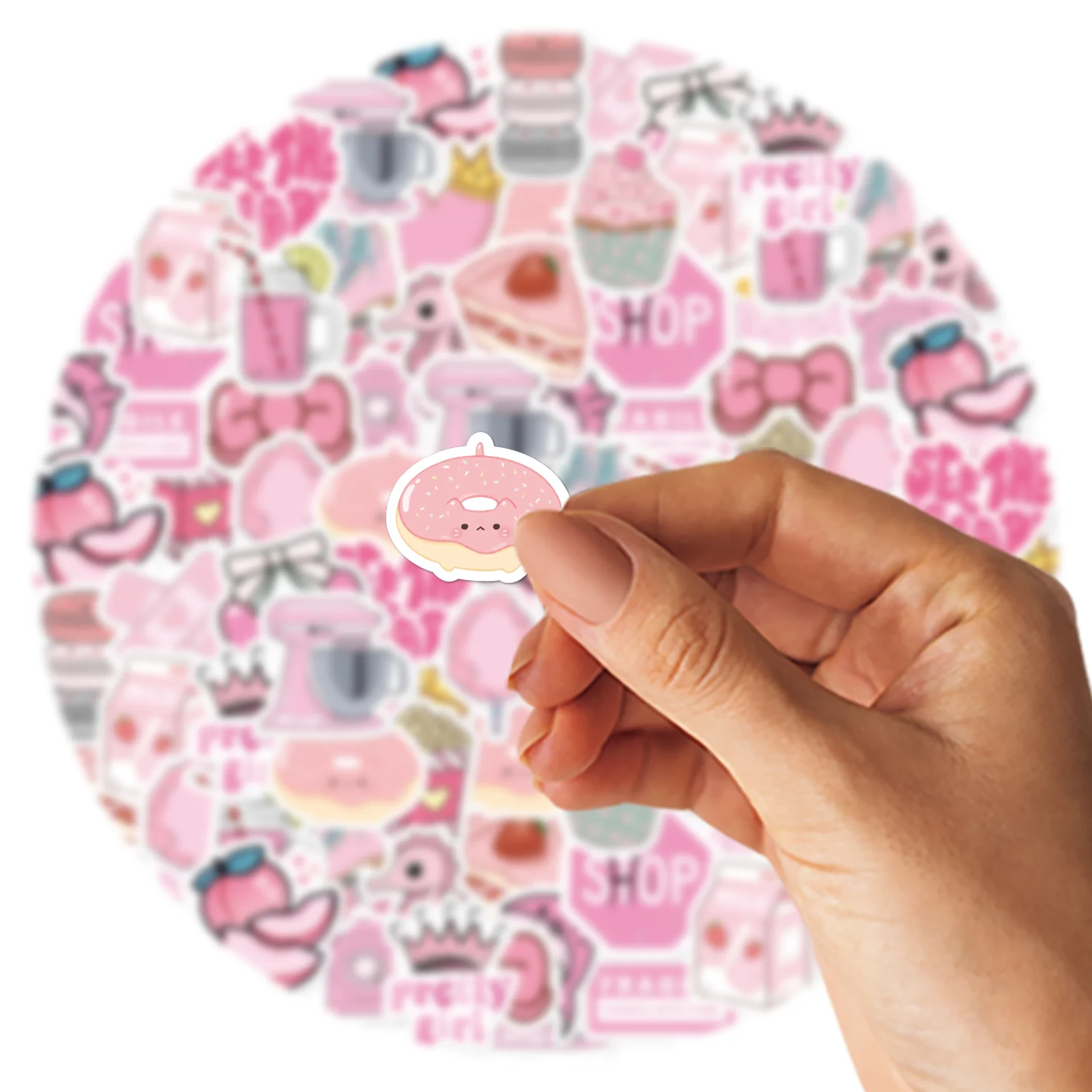 46pcs Valentine's Day Theme Pattern Stickers, Suitable for Valentine Parties, Photo Albums, Notebooks, Phone Cases, Water Bottle
