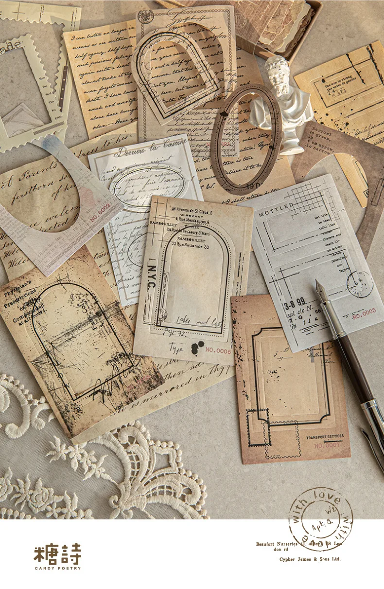 10pcs/1lot kawaii Stationery Sticker cardiac cycle junk journal Decorative Scrapbooking DIY Craft Sticker