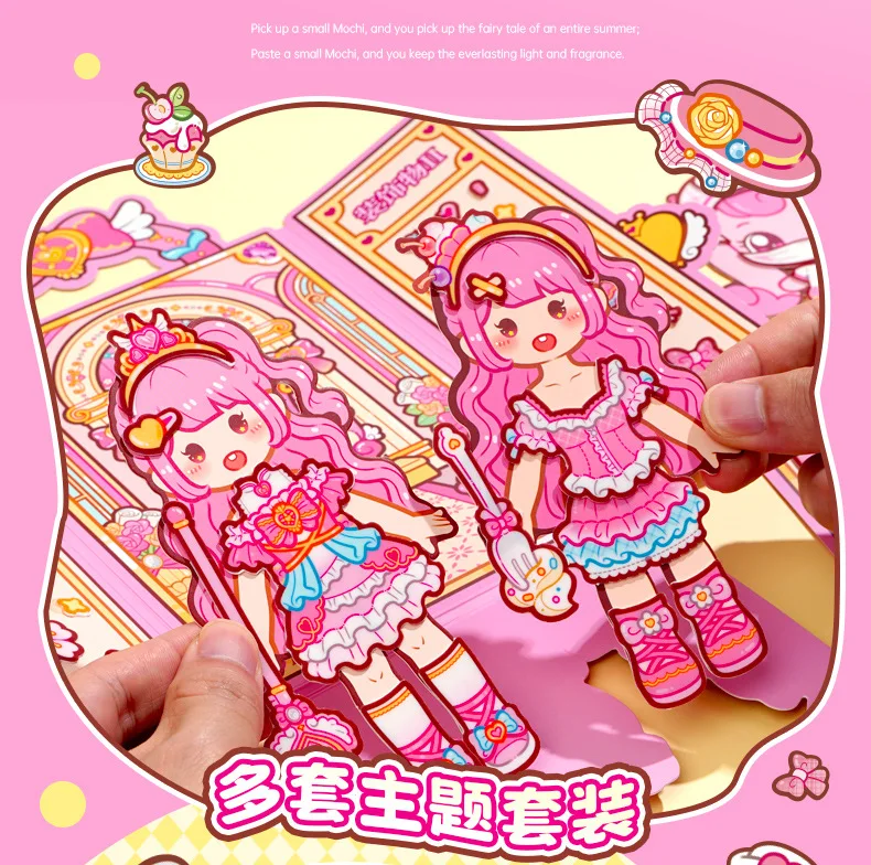 49pcs/lot Kawaii Scrapbook Sticker Magical Munchkins Scrapbooking Supplies Planner Decorative Stationery Sticker