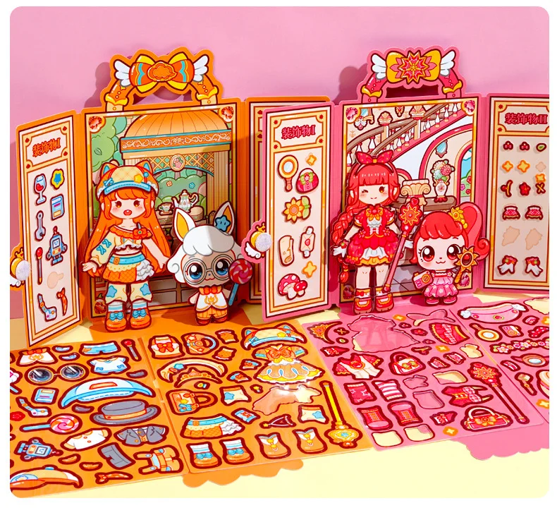 49pcs/lot Kawaii Scrapbook Sticker Magical Munchkins Scrapbooking Supplies Planner Decorative Stationery Sticker