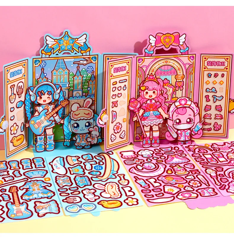 49pcs/lot Kawaii Scrapbook Sticker Magical Munchkins Scrapbooking Supplies Planner Decorative Stationery Sticker