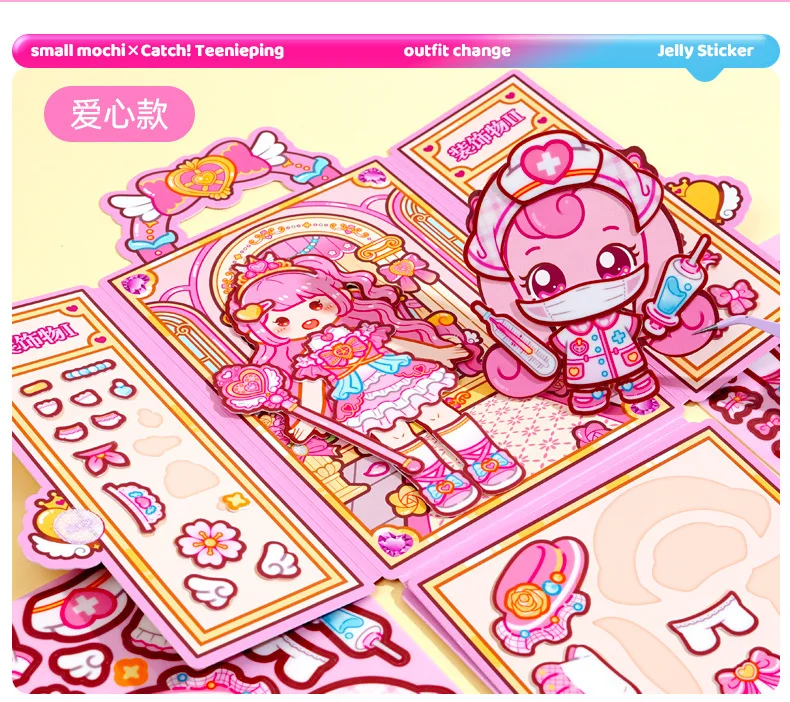 49pcs/lot Kawaii Scrapbook Sticker Magical Munchkins Scrapbooking Supplies Planner Decorative Stationery Sticker