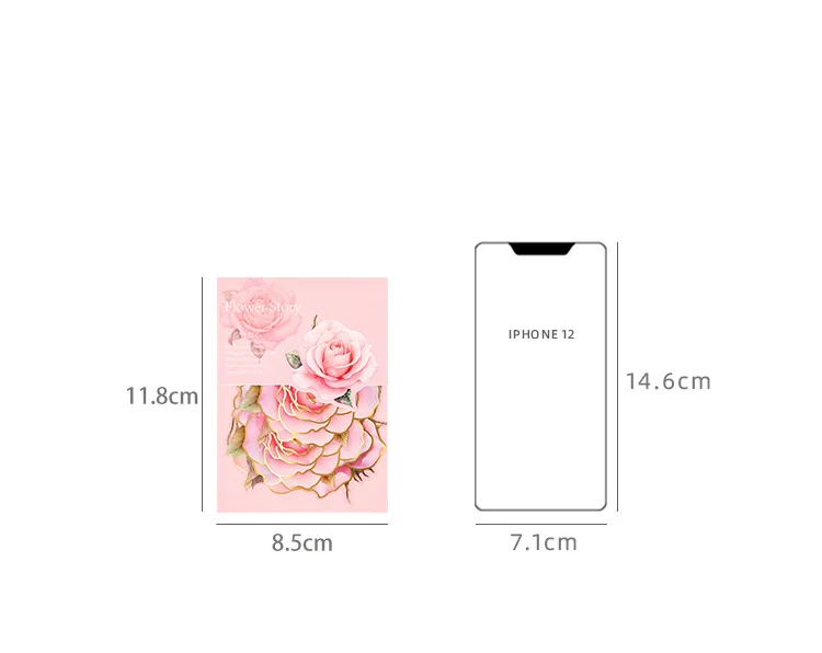 10pcs/lot Kawaii Stationery Stickers Flower Story Junk journaling stickers Planner Decorative Scrapbooking