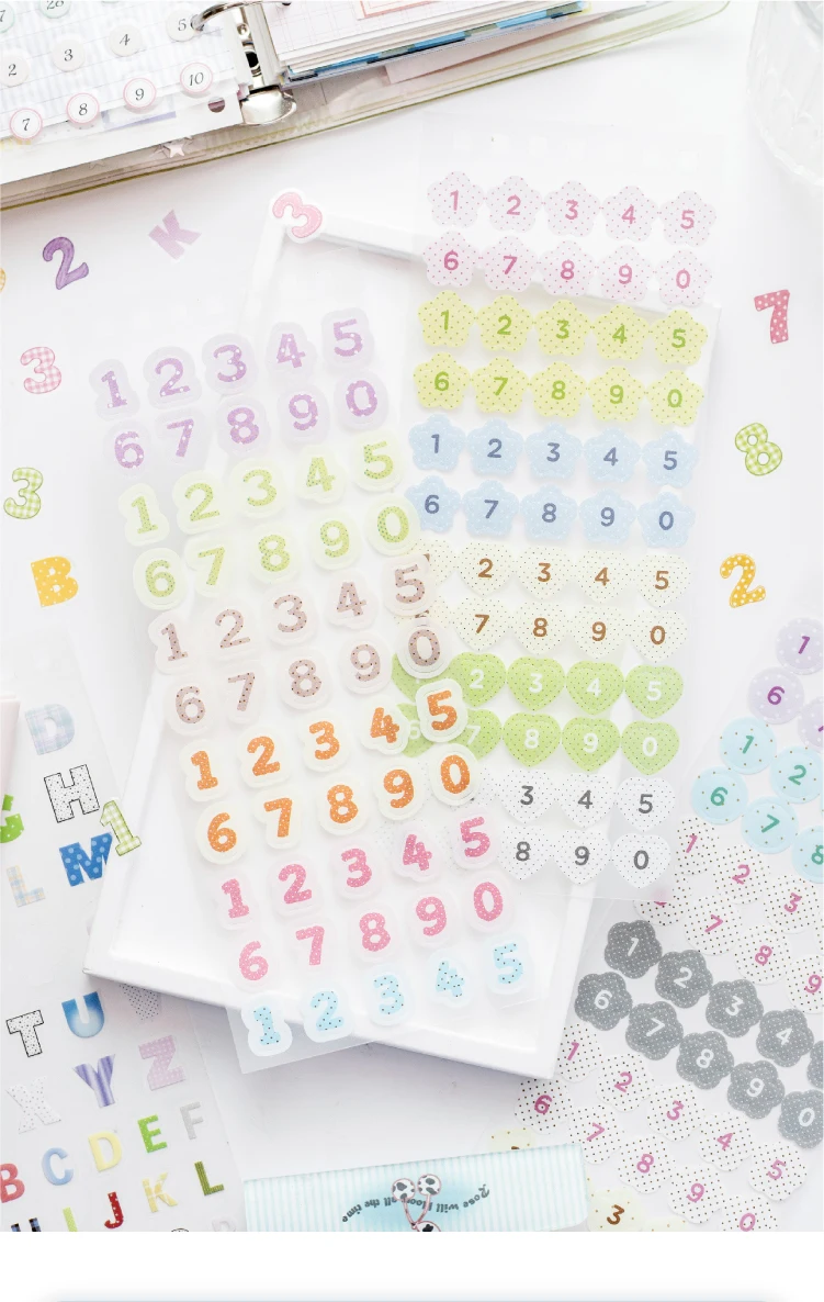 TIANZI 30sheets Cartoon Die Cut Stickers Book Japanese Stationery for Scrapbooking Handmade Diary Decorative Supplies