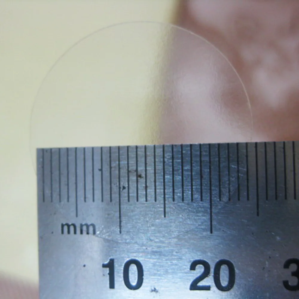 200pcs Transparent PVC Sealing Sticker 13mm 25mm 30mm 50mm Clear Vinyl Label Glossy Surface Tear Resistant Shining Decoration