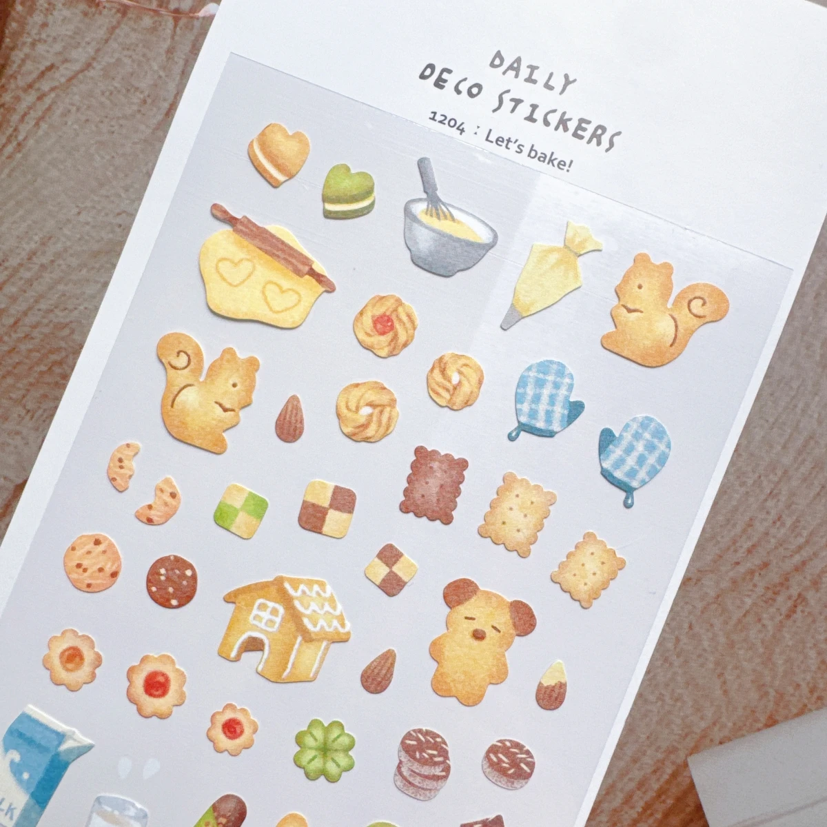 Korean Import Suatelier Farm Fish Market Baking Sticker Scrapbooking Diy Journaling Diary Decor Stationery Sticker School Gift