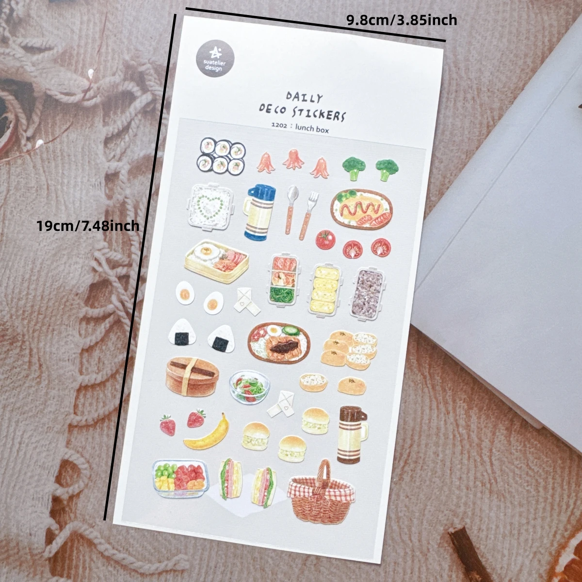 Korean Import Suatelier Farm Fish Market Baking Sticker Scrapbooking Diy Journaling Diary Decor Stationery Sticker School Gift