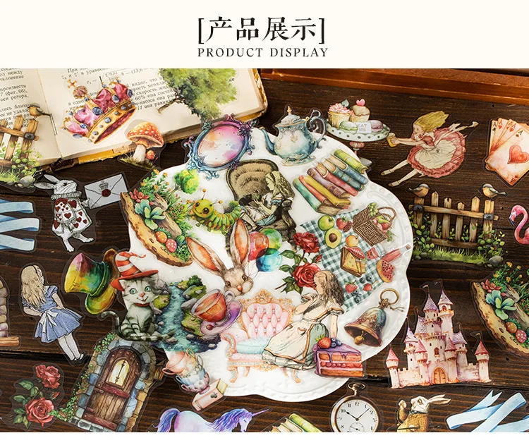 30pcs/lot Kawaii Stationery Stickers Nostalgia letterhead Diary Planner Decorative Sticker Scrapbooking Journal DIY Craft