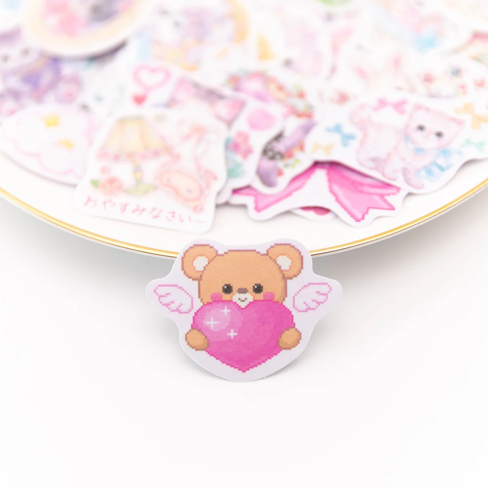 153pcs/lot Kawaii Stationery Stickers Cartoon Cat Diary Planner Decorative Mobile Sticker Scrapbooking Journal DIY Craft Sticker