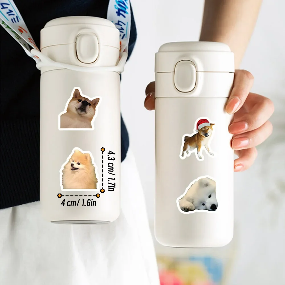 10/100/1000Pcs Funny Dog Stickers Cartoon Cute Decals Toy Guitar Phone Bicycle Laptop Notebook Luggage Car Graffiti Kids Sticker