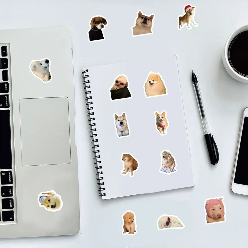 10/100/1000Pcs Funny Dog Stickers Cartoon Cute Decals Toy Guitar Phone Bicycle Laptop Notebook Luggage Car Graffiti Kids Sticker