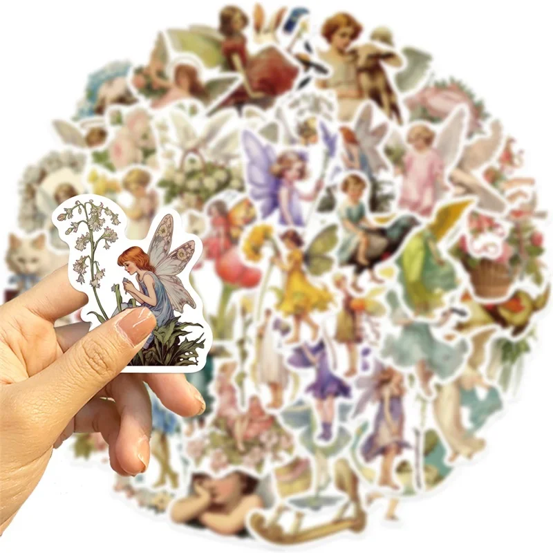 10/30/50PCS Vintage Painting Angel PVC Sticker Aesthetic Stationery Decoration Scrapbooking School Supplies